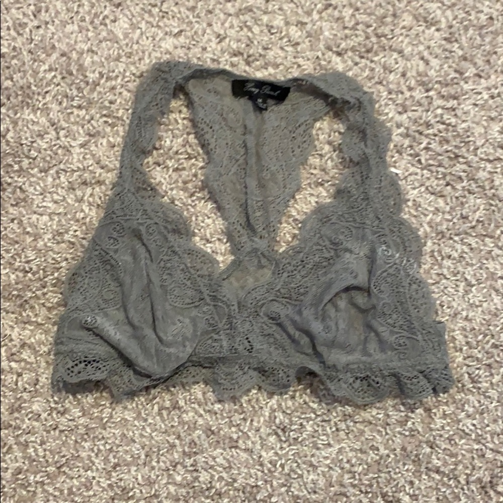 Grey bralette